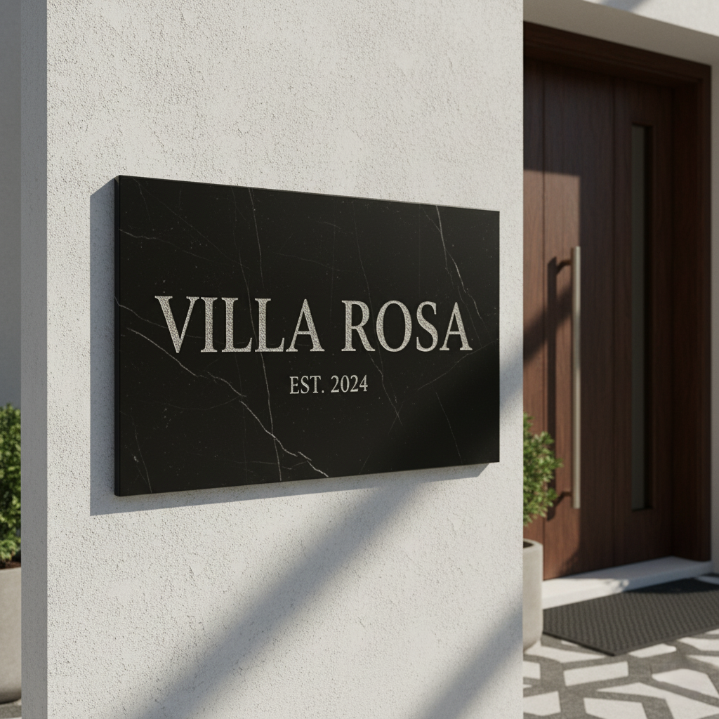 Compact House Nameplate