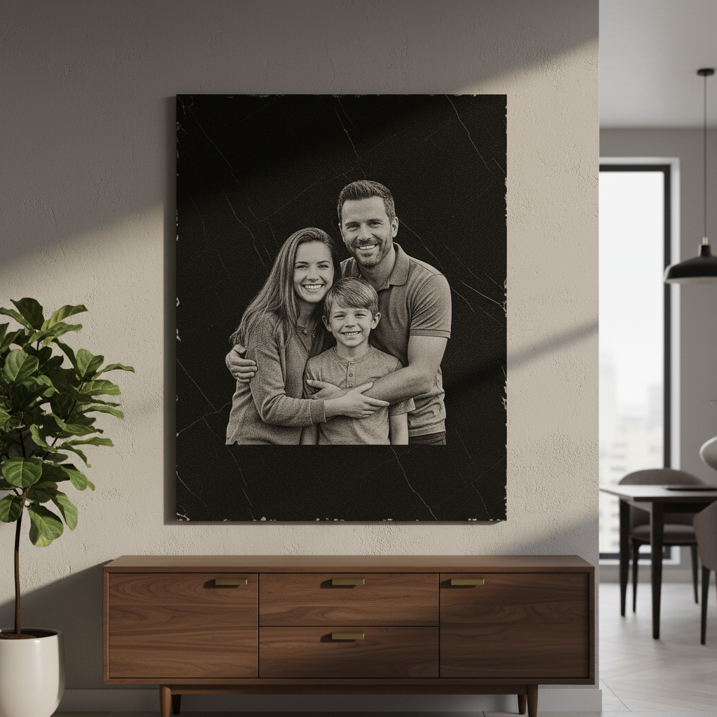 Large Family Portrait Frame
