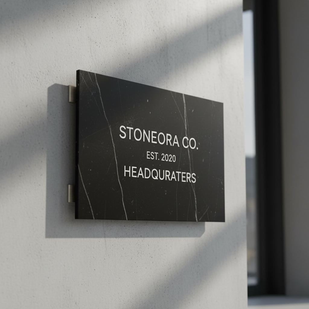 Compact House Nameplate