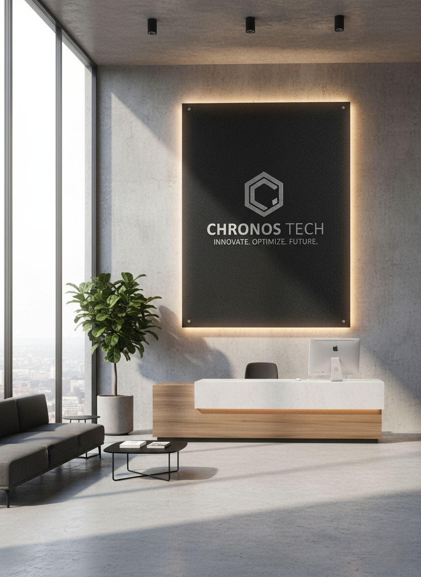 Reception Backdrop Logo Frame