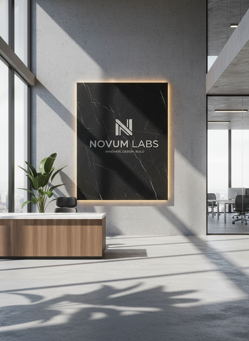 Reception Backdrop Logo Frame