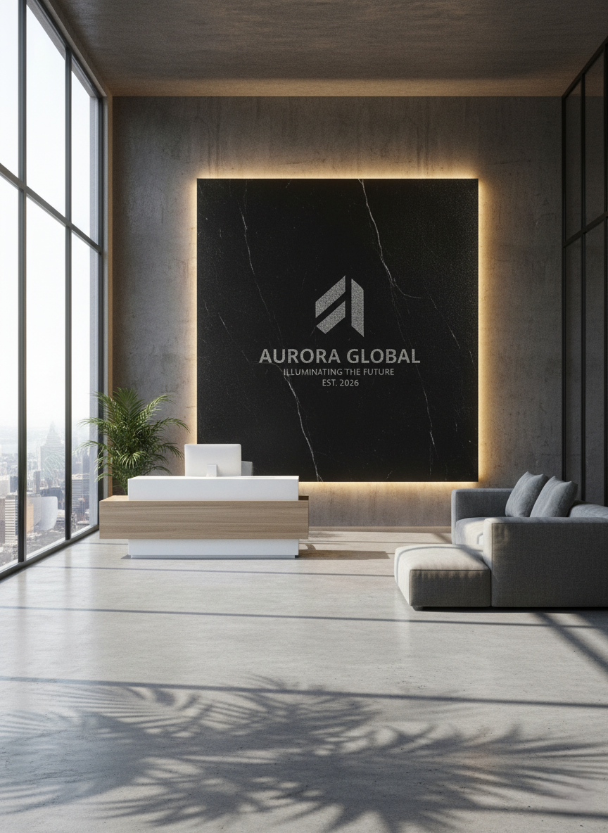 Reception Backdrop Logo Frame