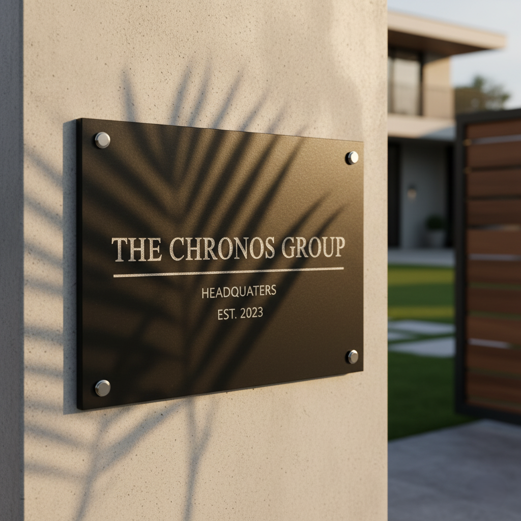 Luxury Main Gate Plate