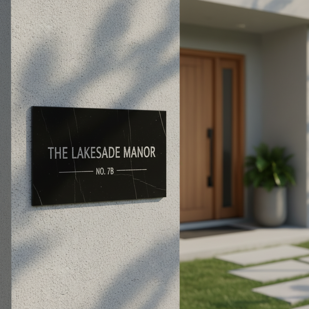 Compact House Nameplate