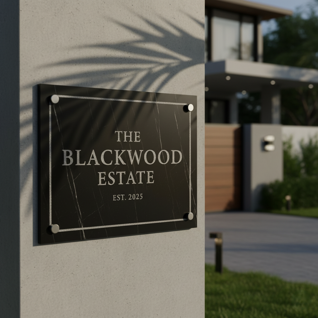 Luxury Main Gate Plate