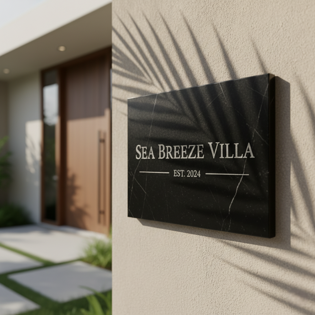 Compact House Nameplate