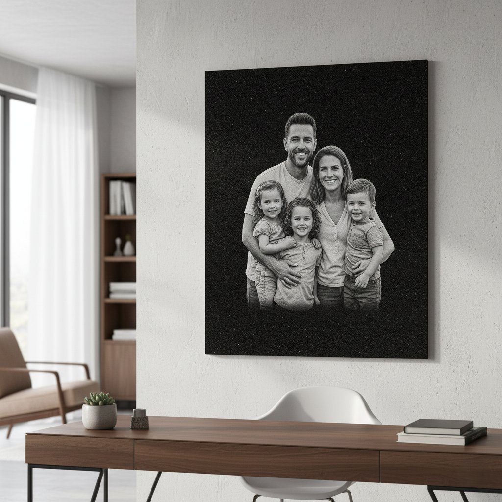 Large Family Portrait Frame