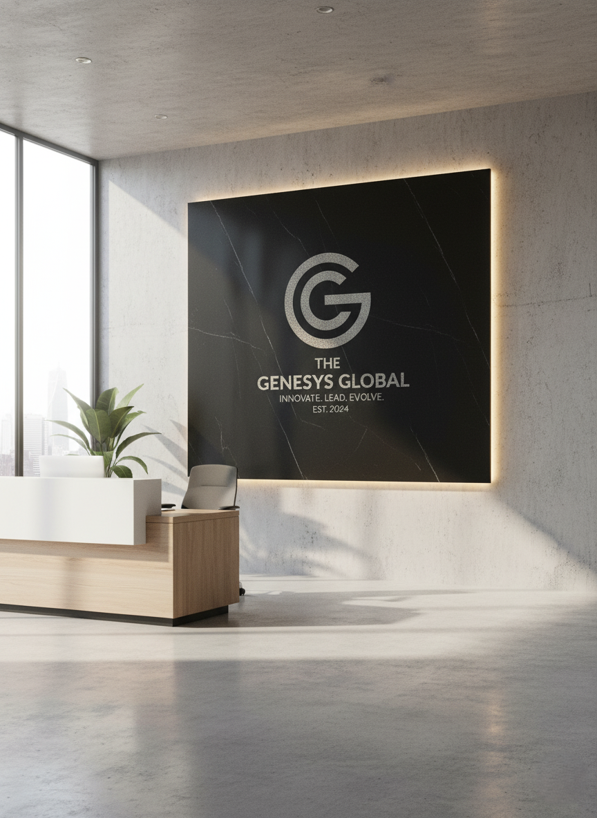 Reception Backdrop Logo Frame