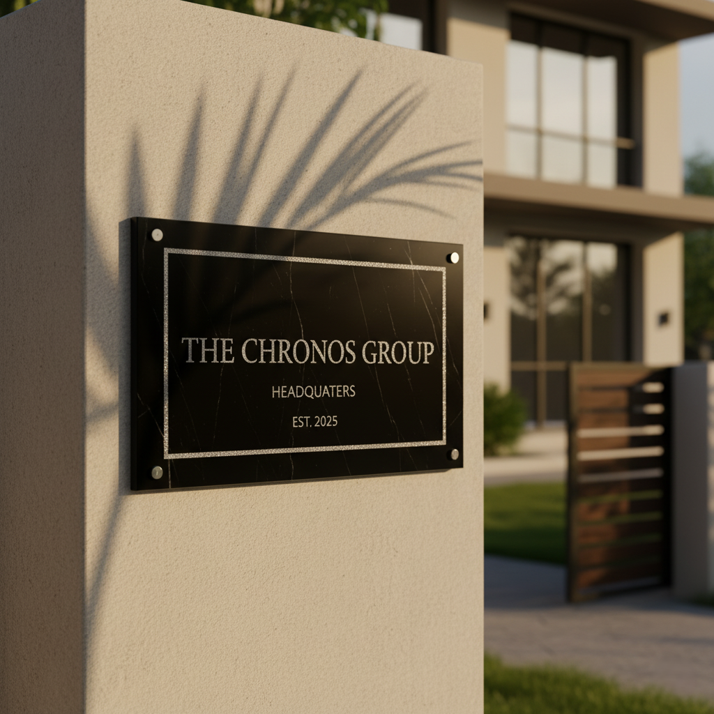 Luxury Main Gate Plate