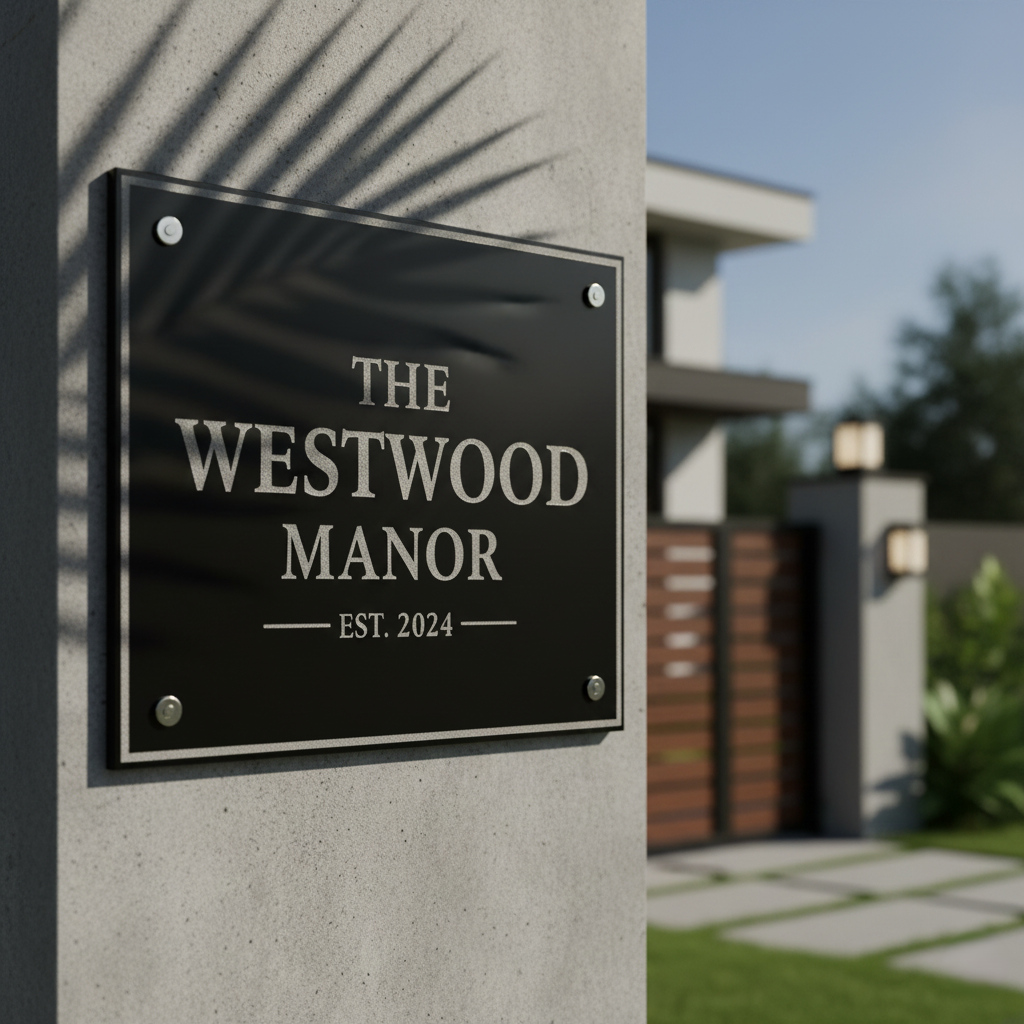 Luxury Main Gate Plate